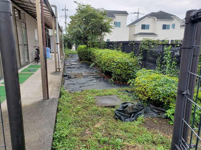 学童施設の庭